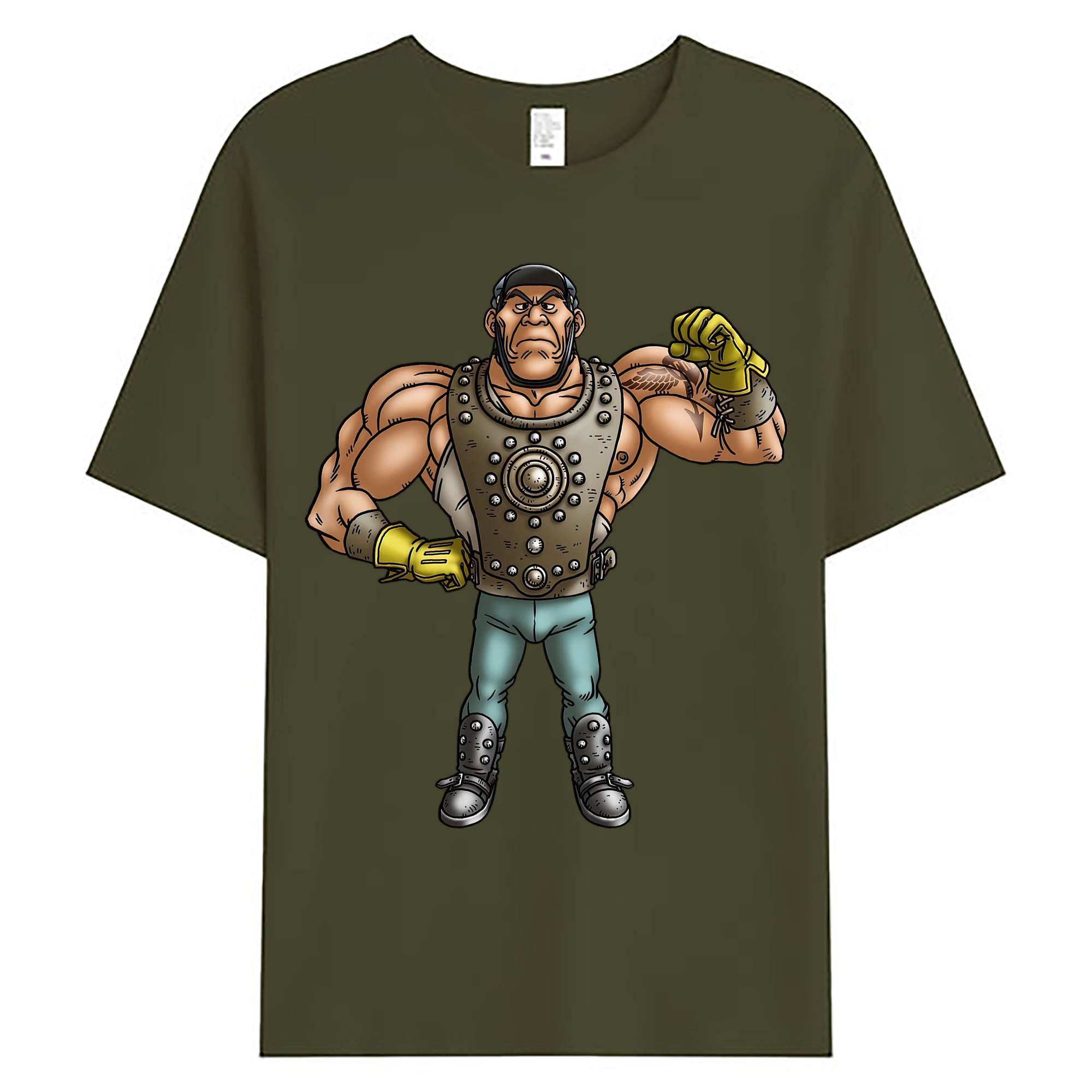 （画像用） ドラゴンクエスト Doragon Kuesuto Dragon Quest 綿100％ メンズ半袖Tシャツ｜肌触りやわらか＆通気性